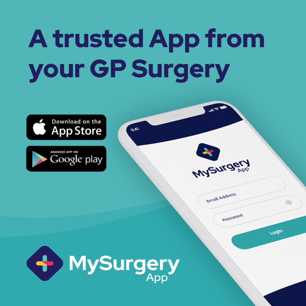 connect with your surgery via My Surgery App